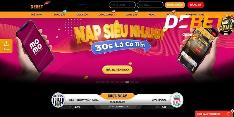 Nạp Tiền Debet